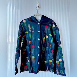 Jellyfish Button-Up Hoodie